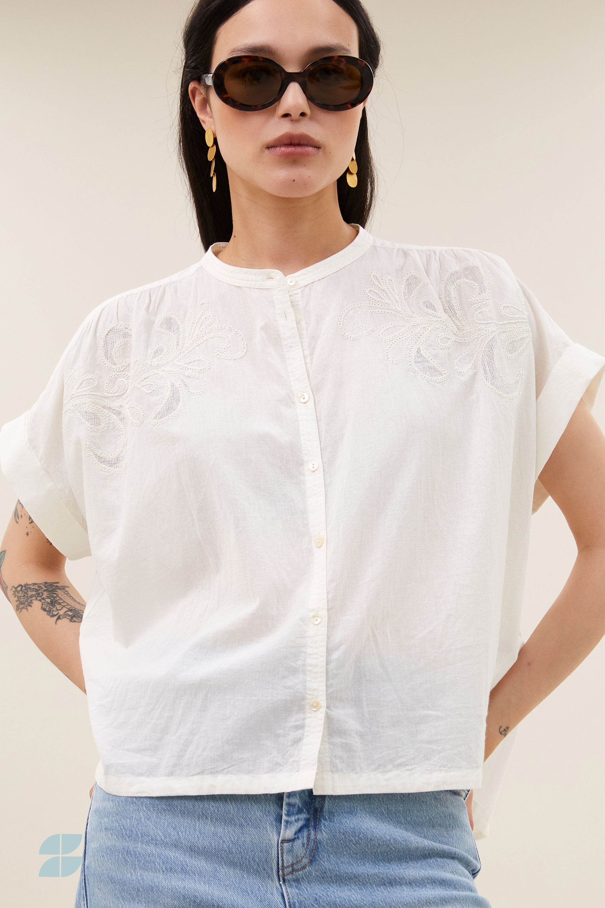 By Bar ally blouse | off white