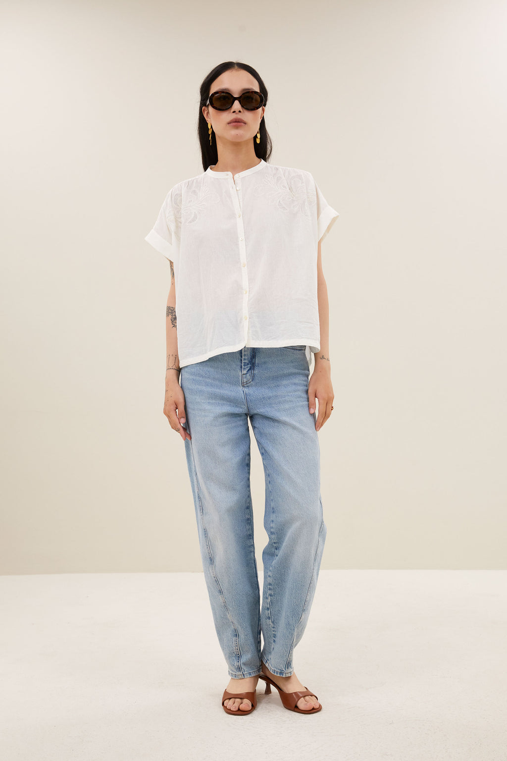By Bar ally blouse | off white