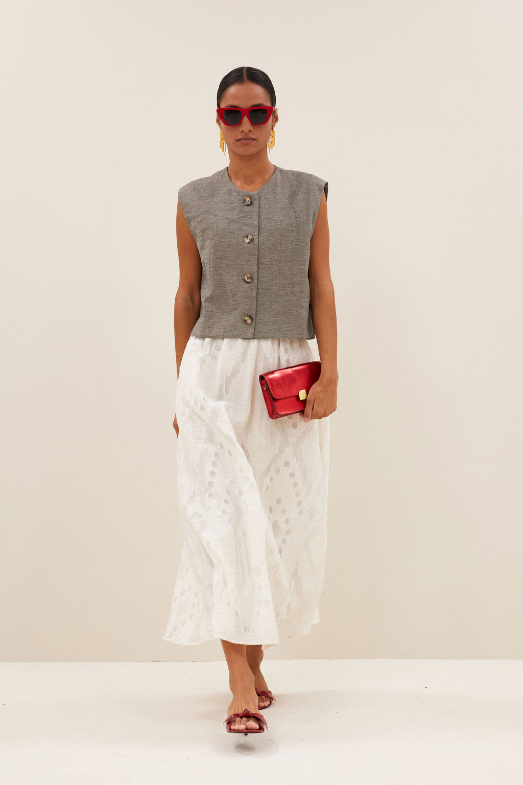 By Bar juta mist skirt cream