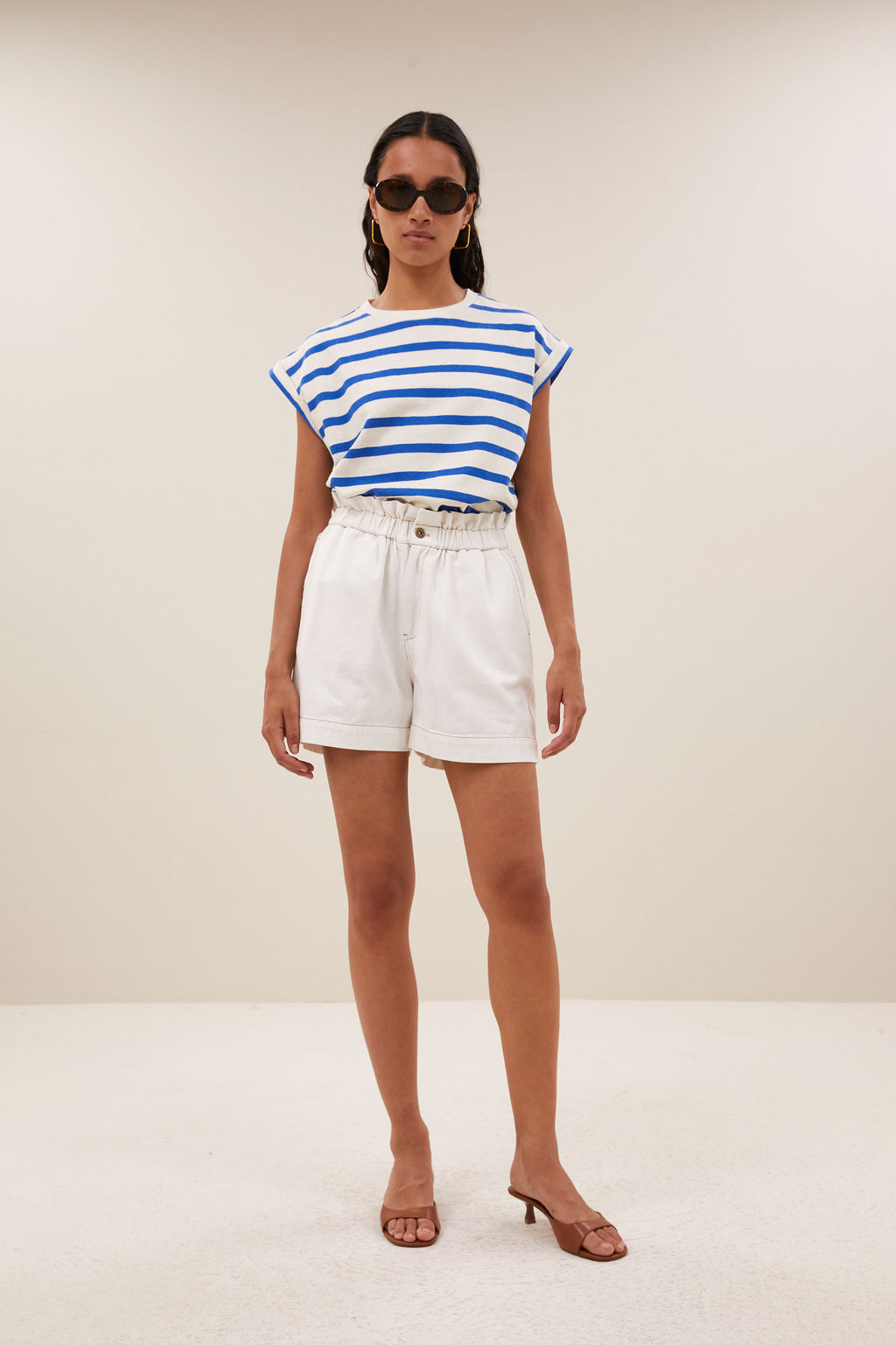 By Bar leon twill short | cloud white