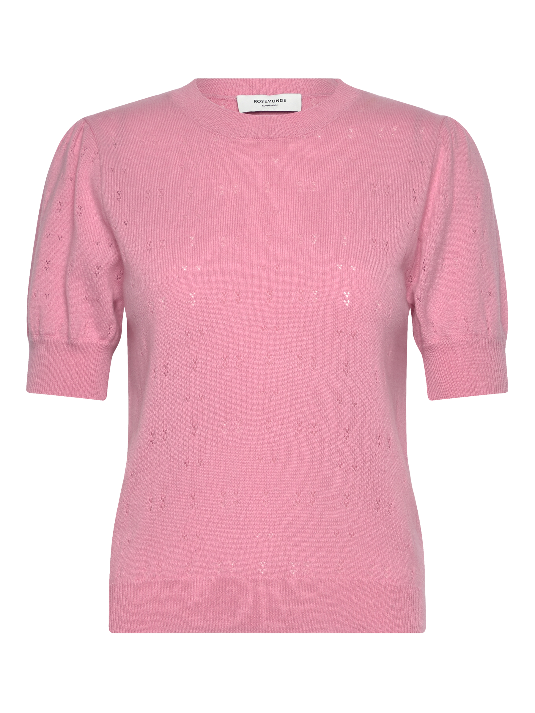 Rosemunde RWLaica Cashmere SS Pointelle Pullover 045 sea pink