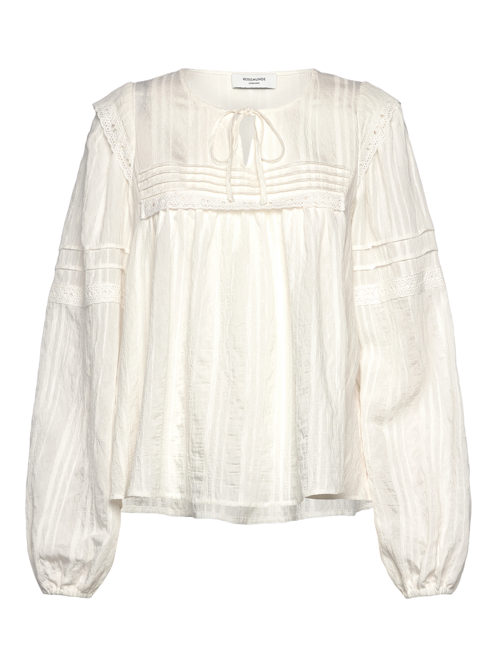 Rosemunde RWMary LS Blouse 957 cloud dancer