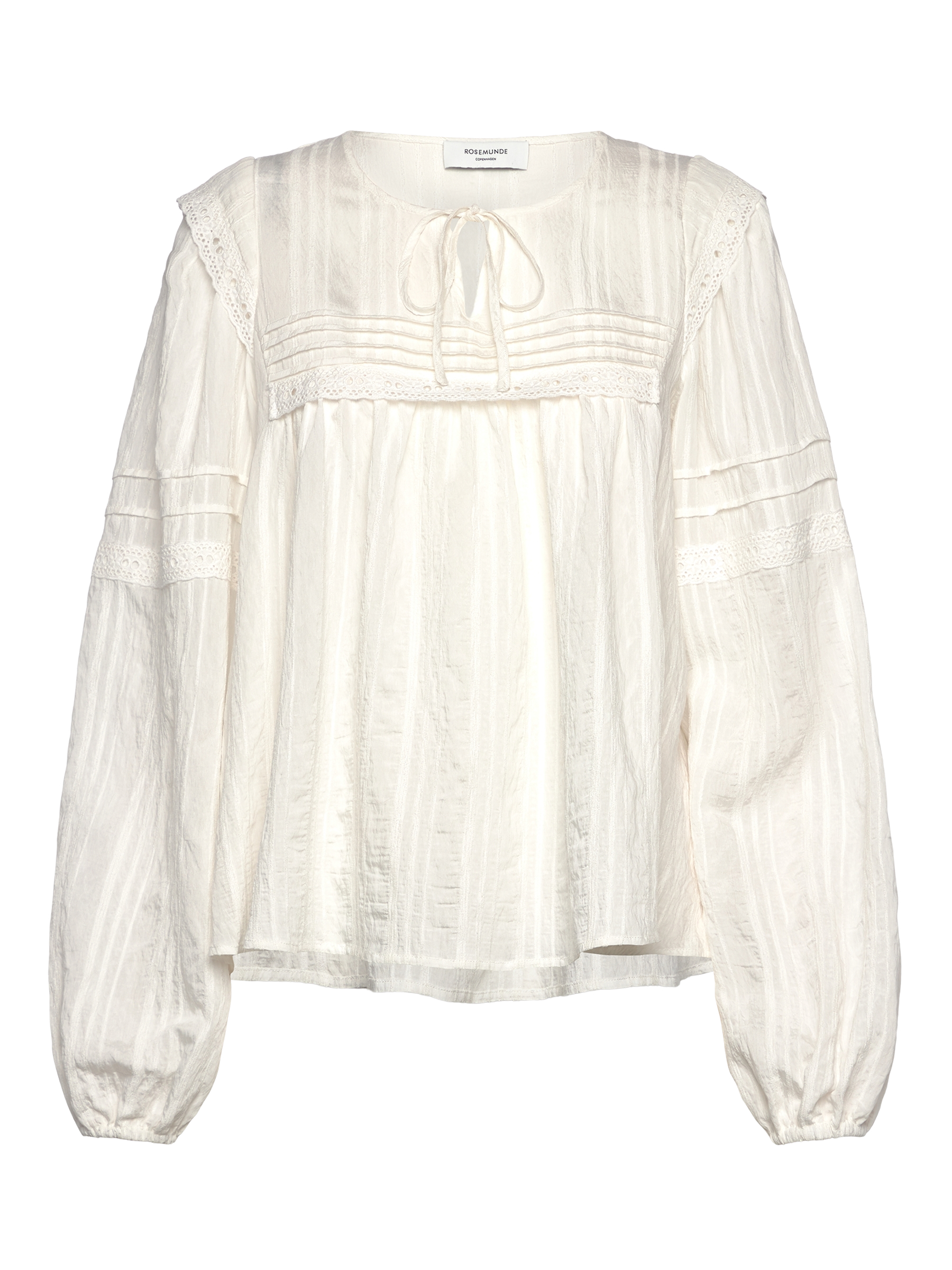 Rosemunde RWMary LS Blouse 957 cloud dancer