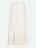 Rosemunde RWMary MW Maxi Skirt 957 cloud dancer