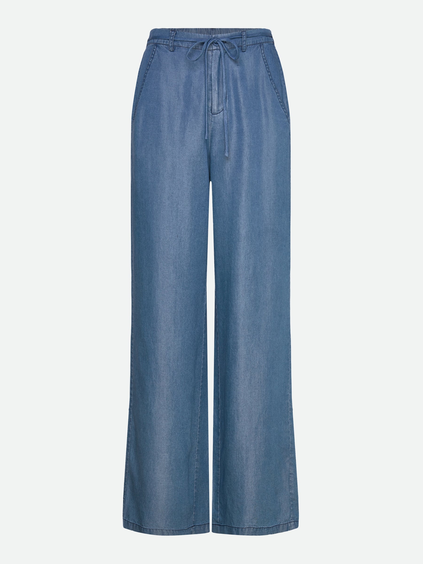 Rosemunde RWDallas MW Trousers 058 medium denim blue