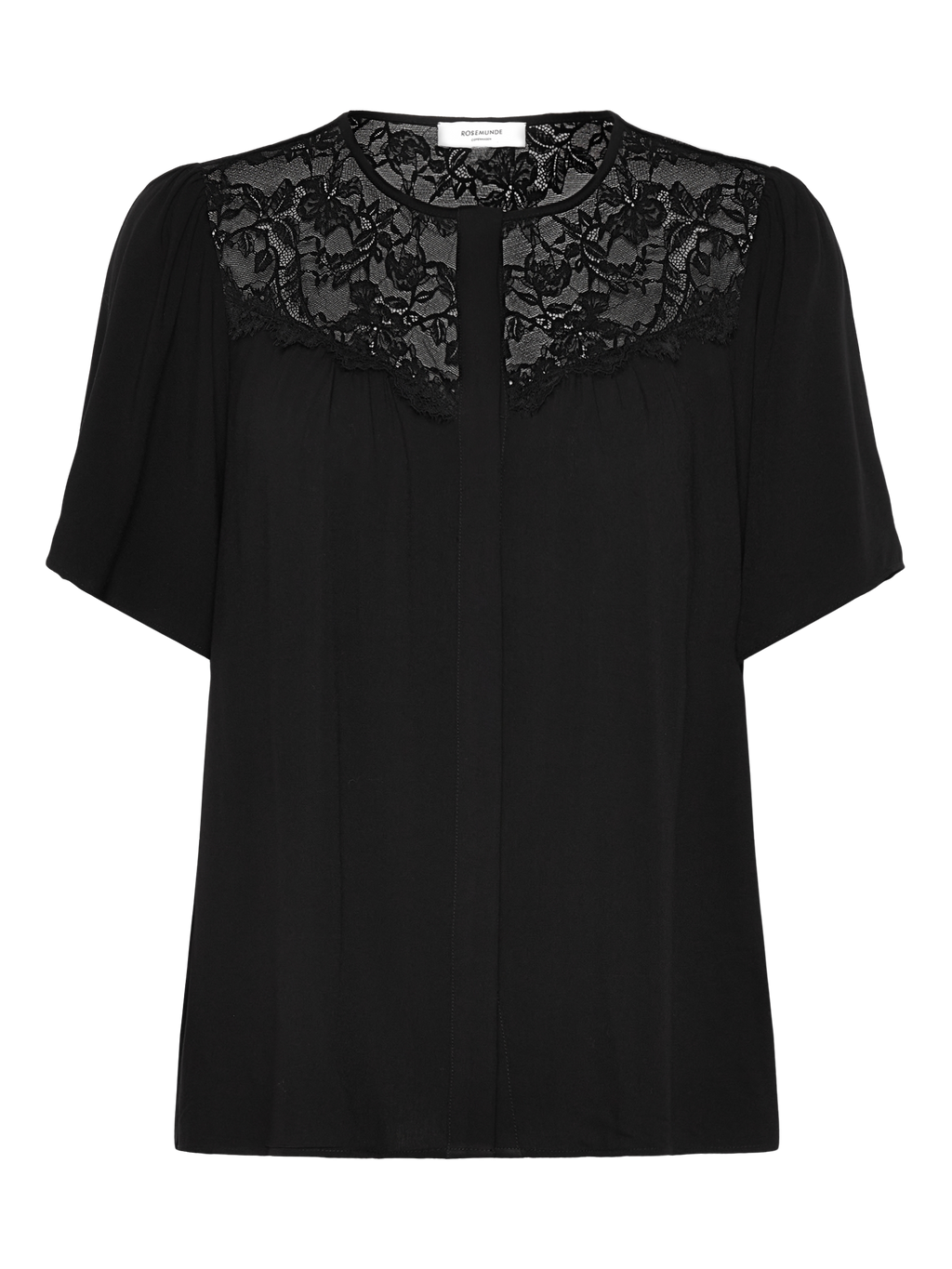 Rosemunde RWElif SS Lace Blouse 010 black