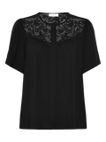 Rosemunde RWElif SS Lace Blouse 010 black