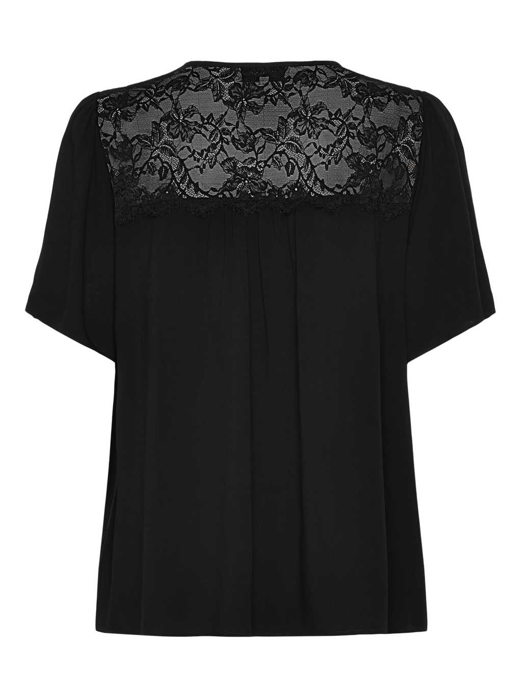 Rosemunde RWElif SS Lace Blouse 010 black