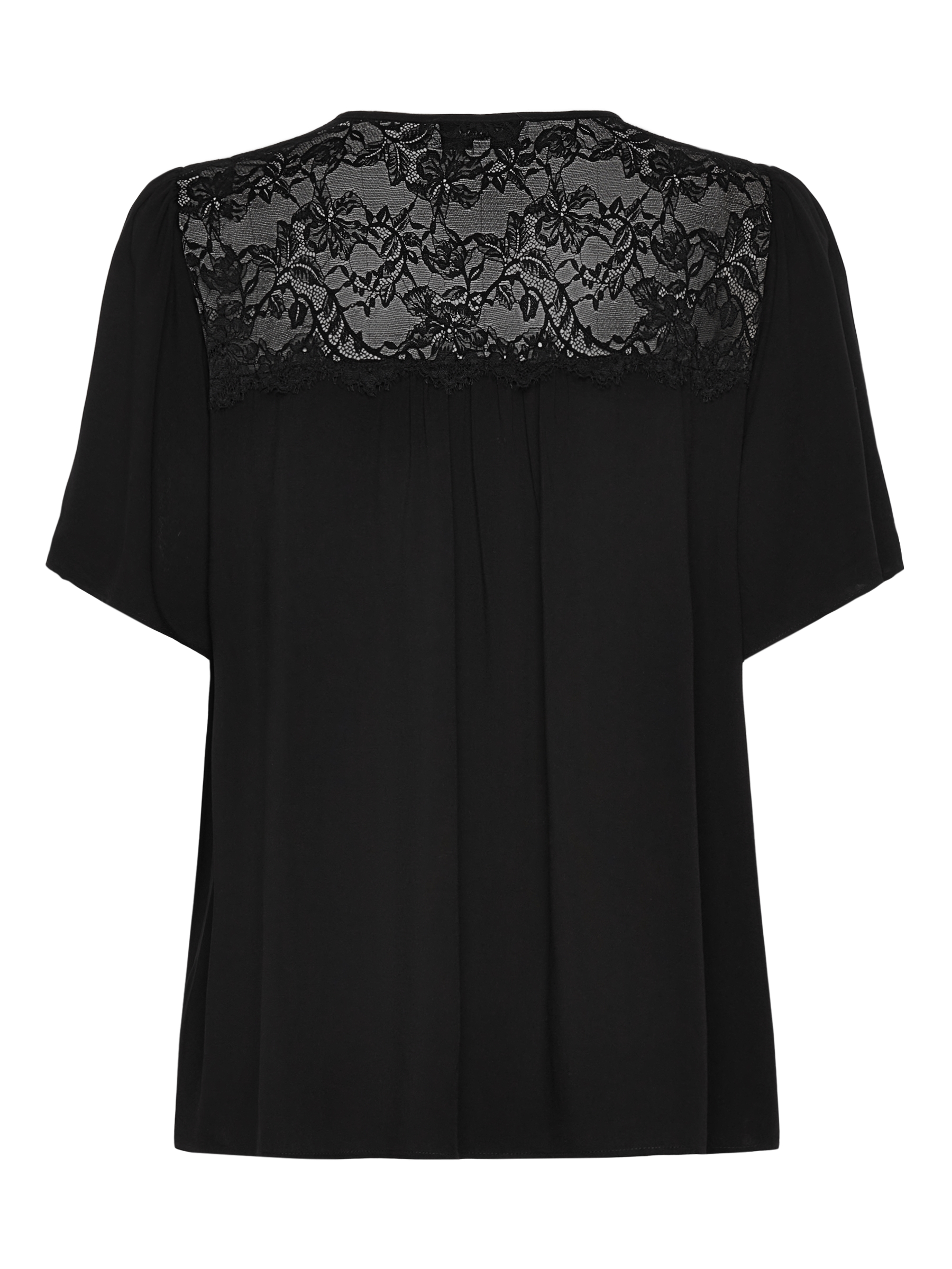 Rosemunde RWElif SS Lace Blouse 010 black