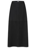 Rosemunde RWEsther Linen Long Skirt 010 black