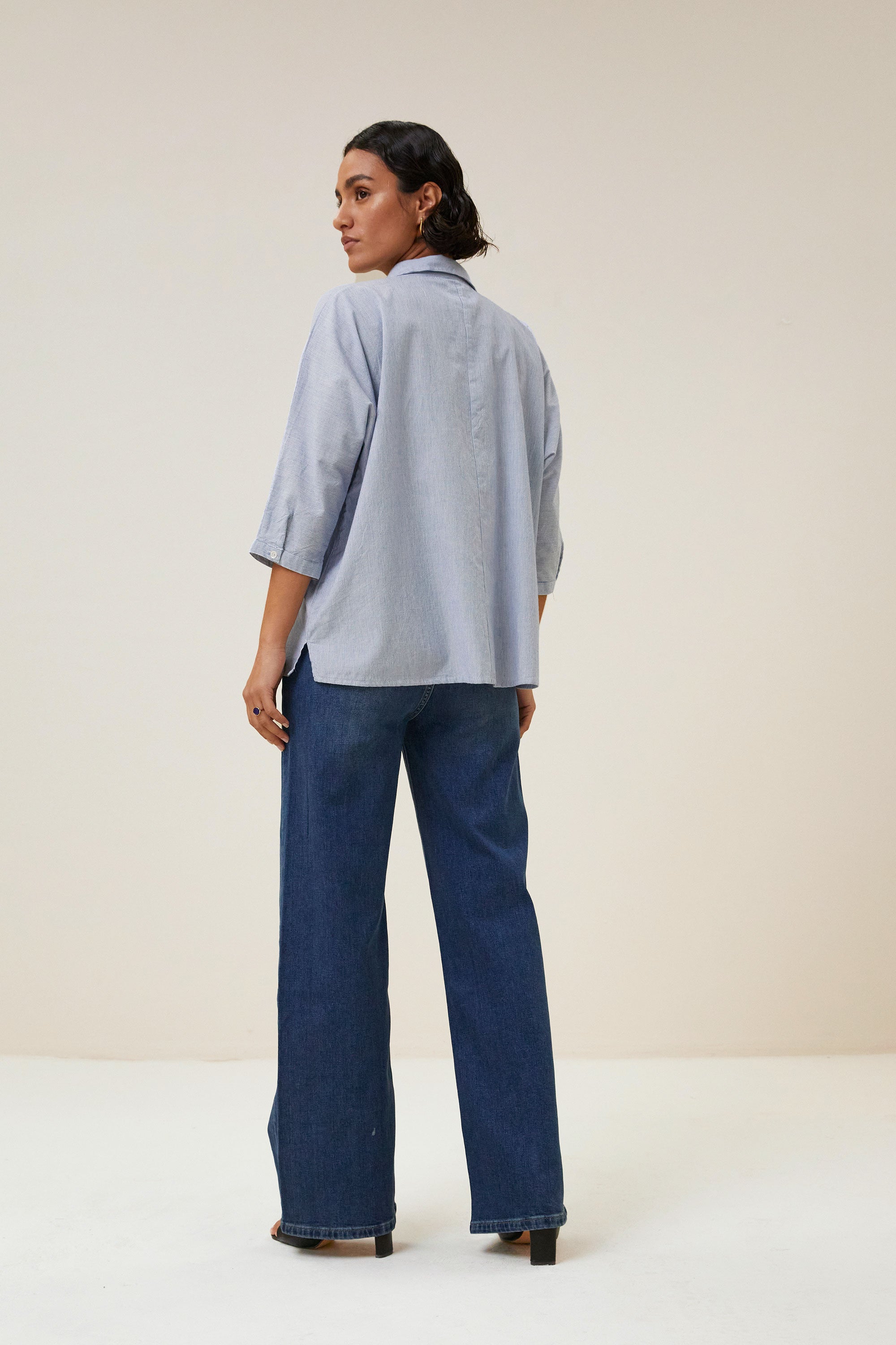 By Bar norel pin stripe blouse
