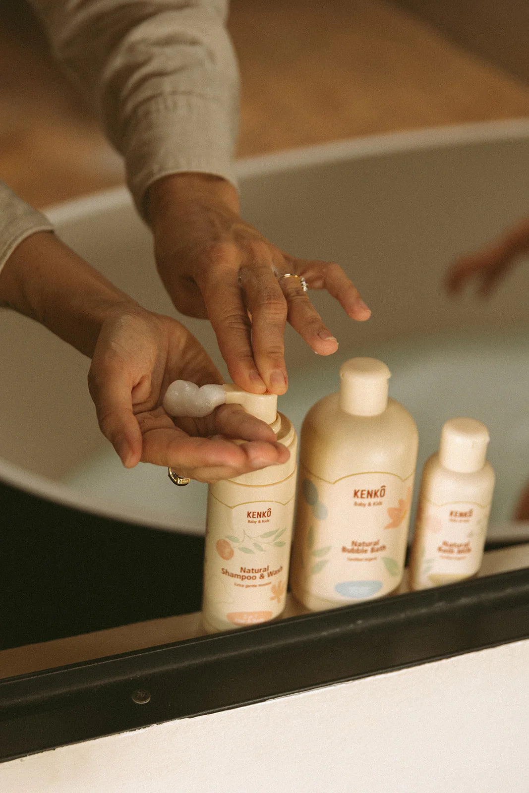 Kenko Natural Shampoo & Wash Mousse - Baby & Kids