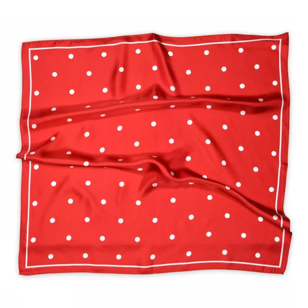 Sneaky Fox Paloma silk scarf Tomato