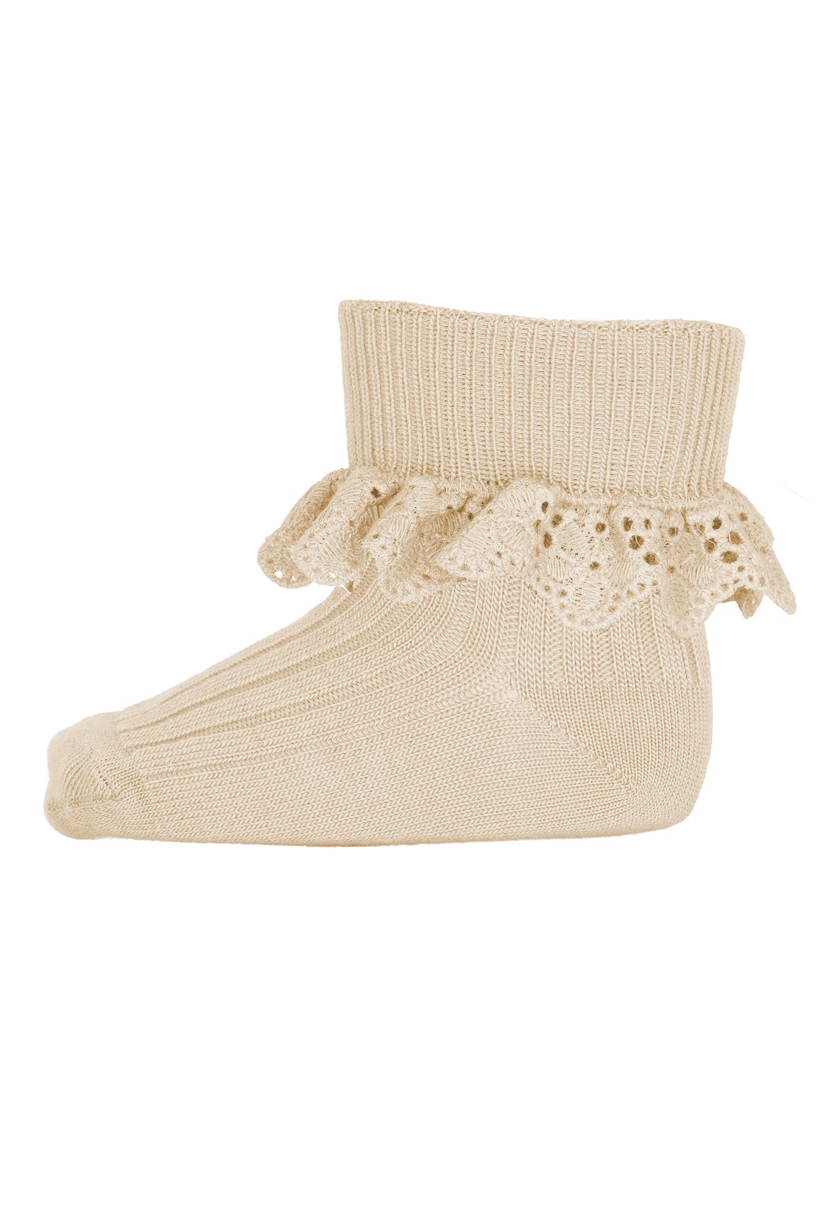 MP Denmark Lea socks - lace Ecru