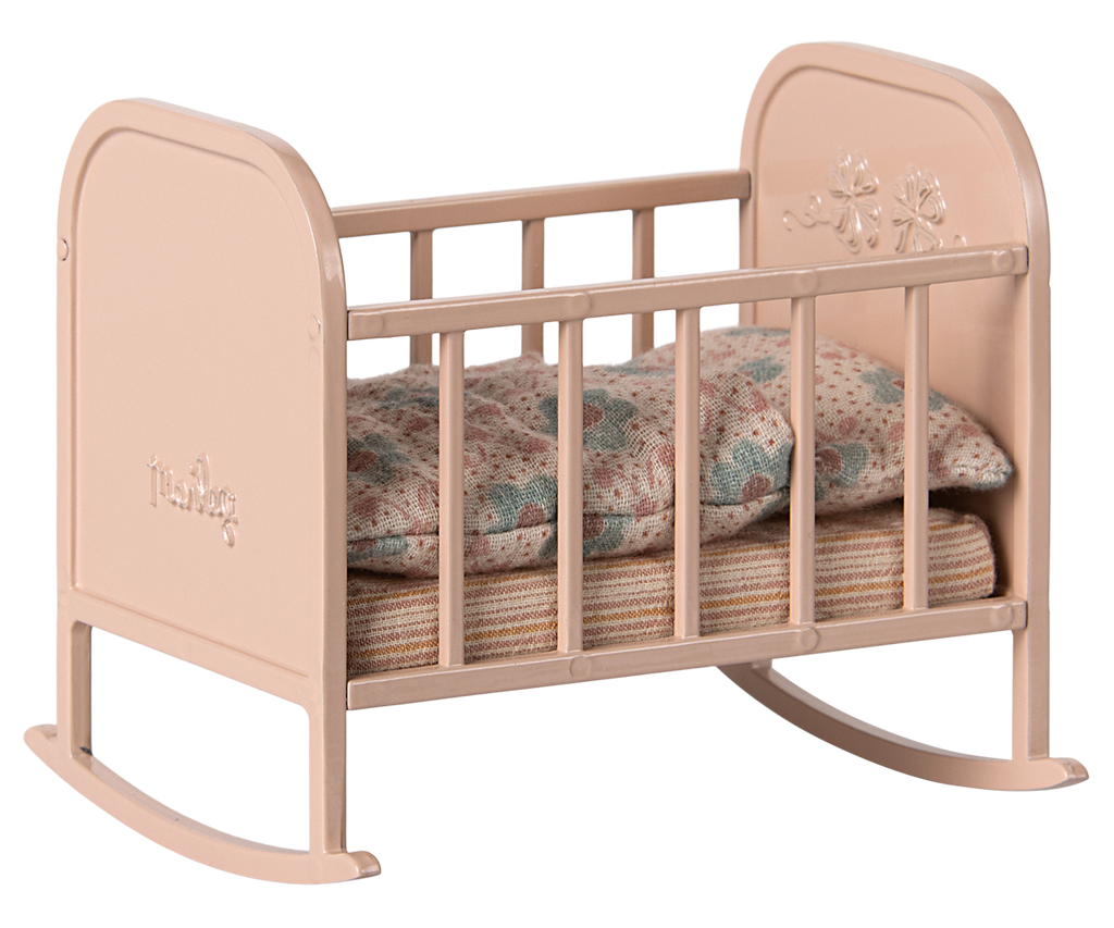 Maileg Cradle, My - Light rose