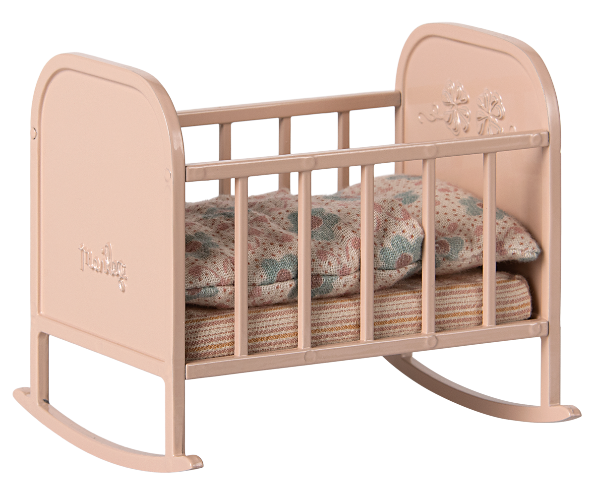 Maileg Cradle, My - Light rose