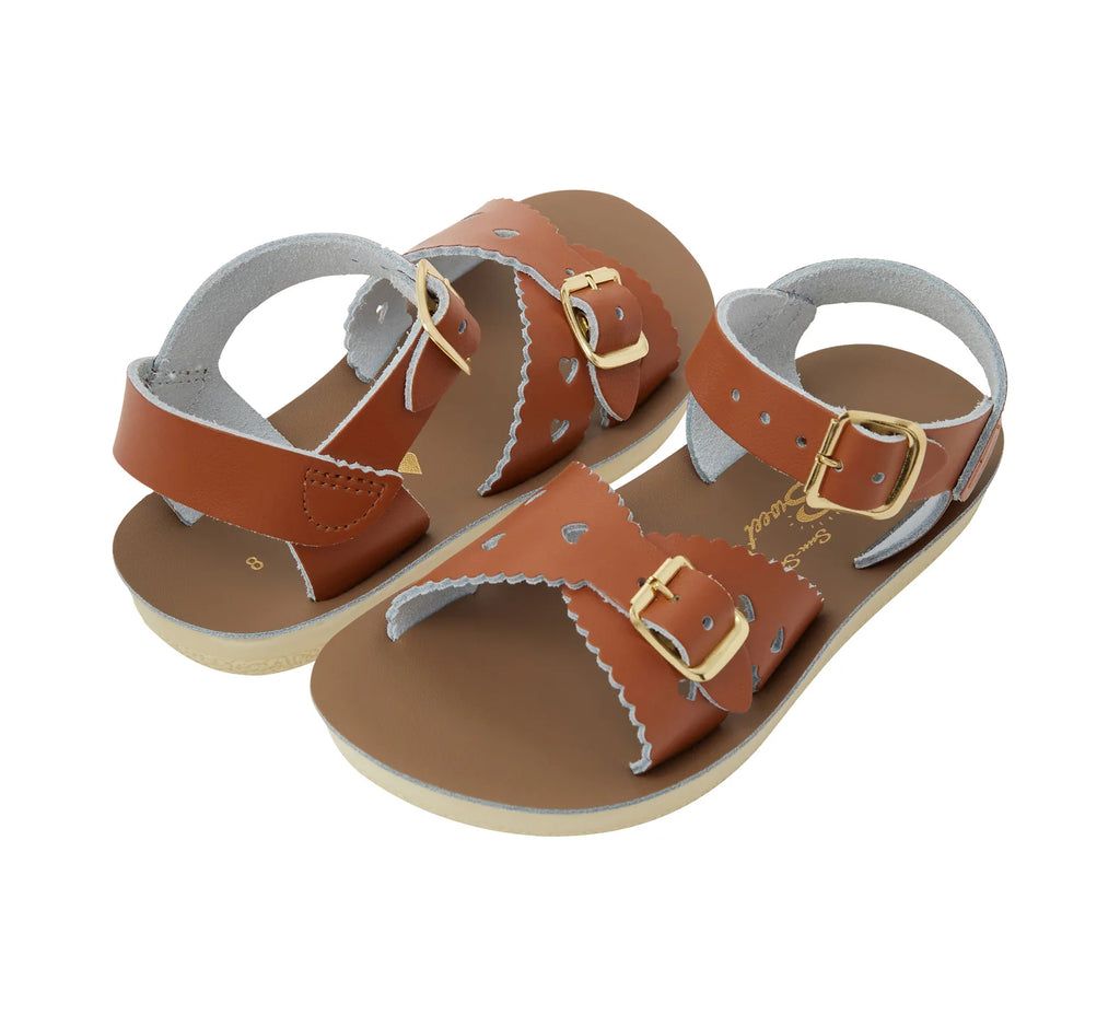Salt Water Sandals Sweetheart Tan Kids Sandal