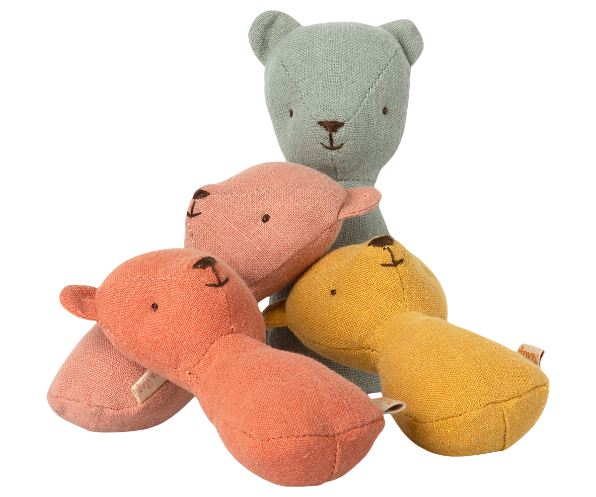 Maileg Teddy rattle - Old rose