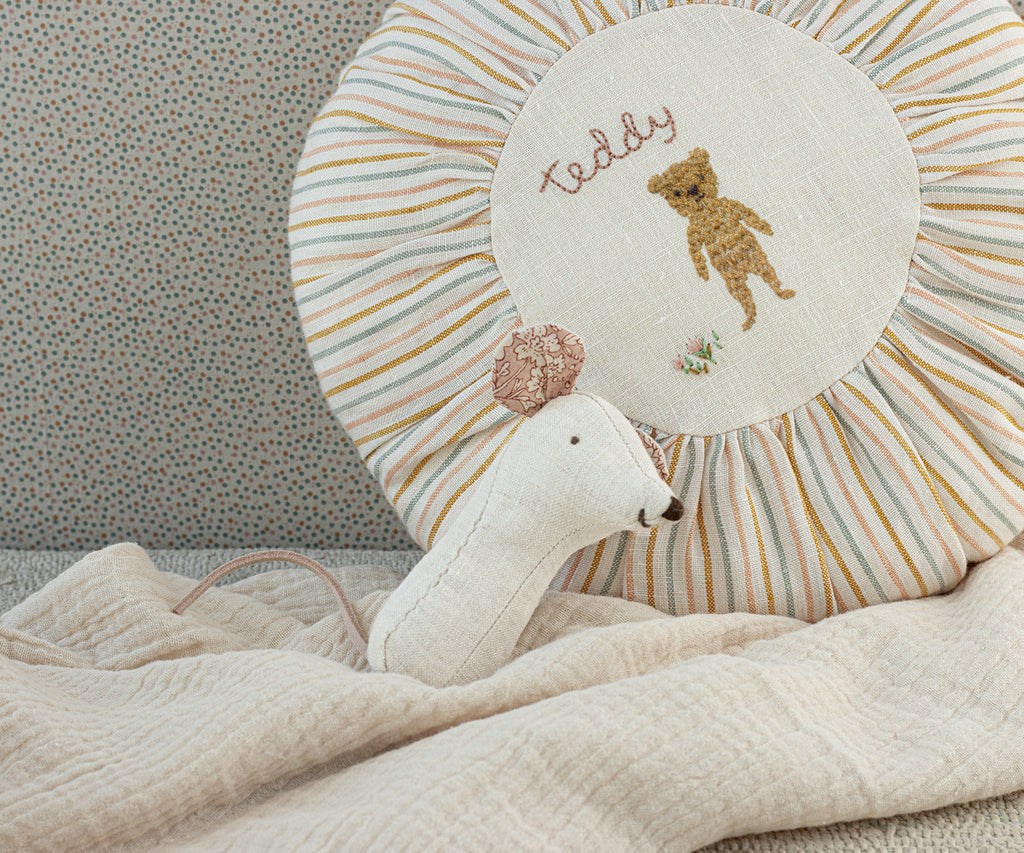 Maileg Lullaby friends, Mouse rattle - Nature