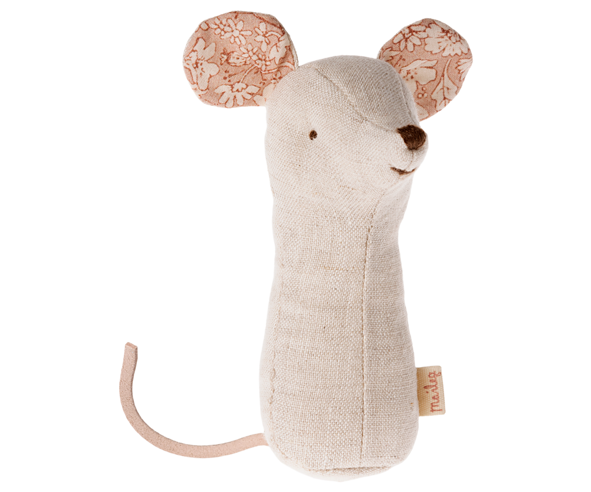 Maileg Lullaby friends, Mouse rattle - Nature