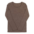 Joha wol zijde longsleeve brown