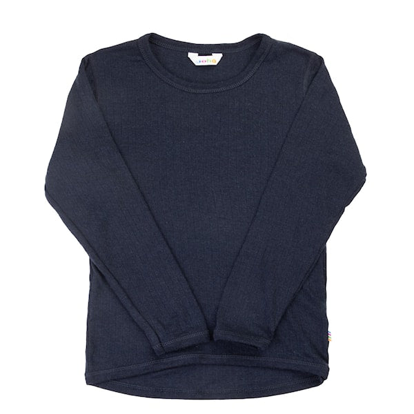 Joha merino wollen shirt navy