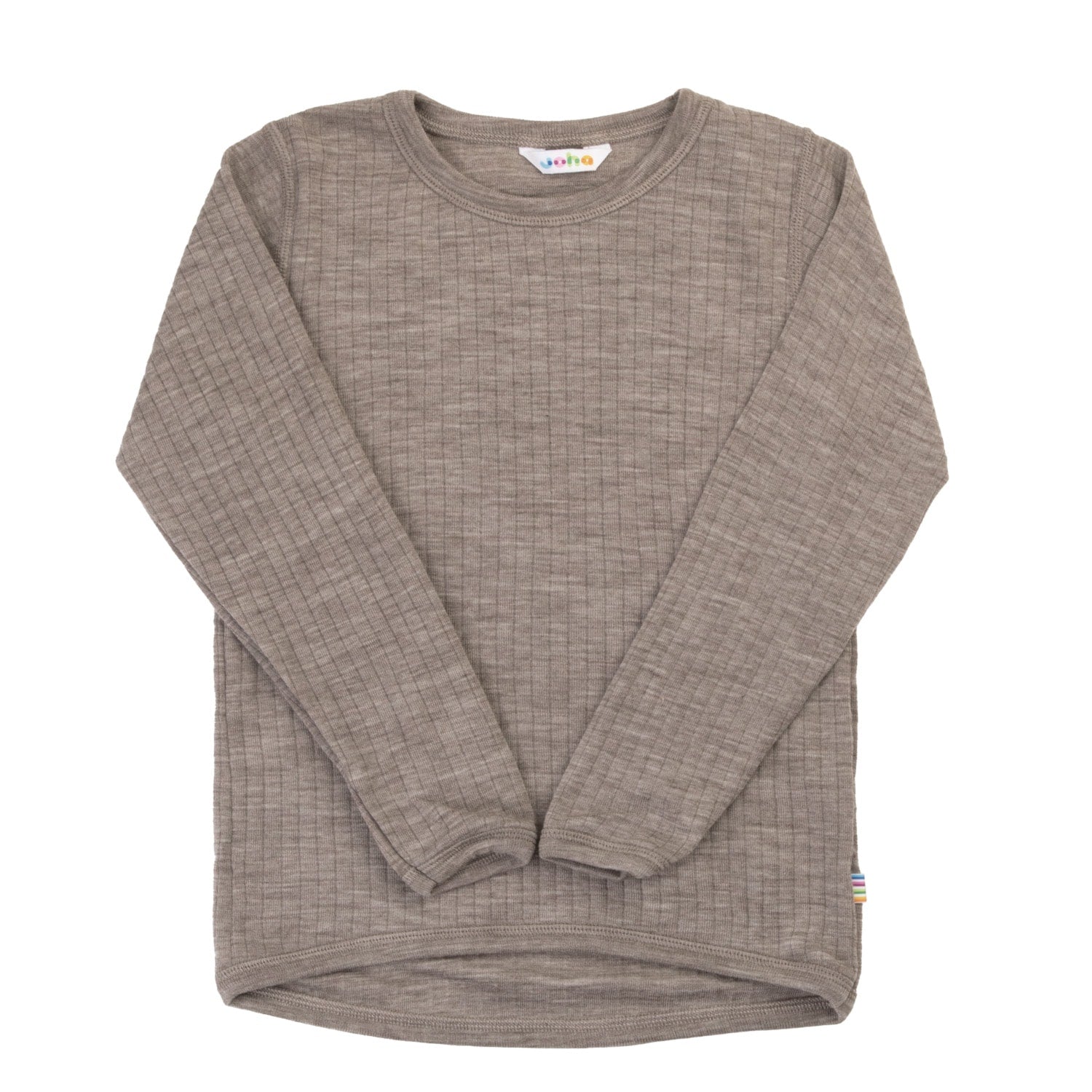 Joha merino wollen shirt sesame melange