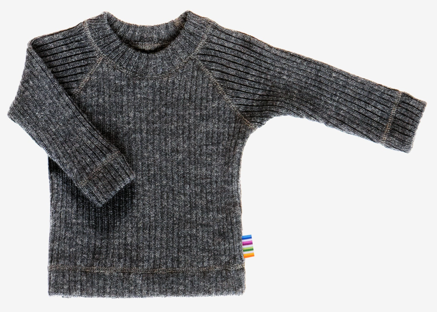 Joha gebreid wollen truitje donker grijs