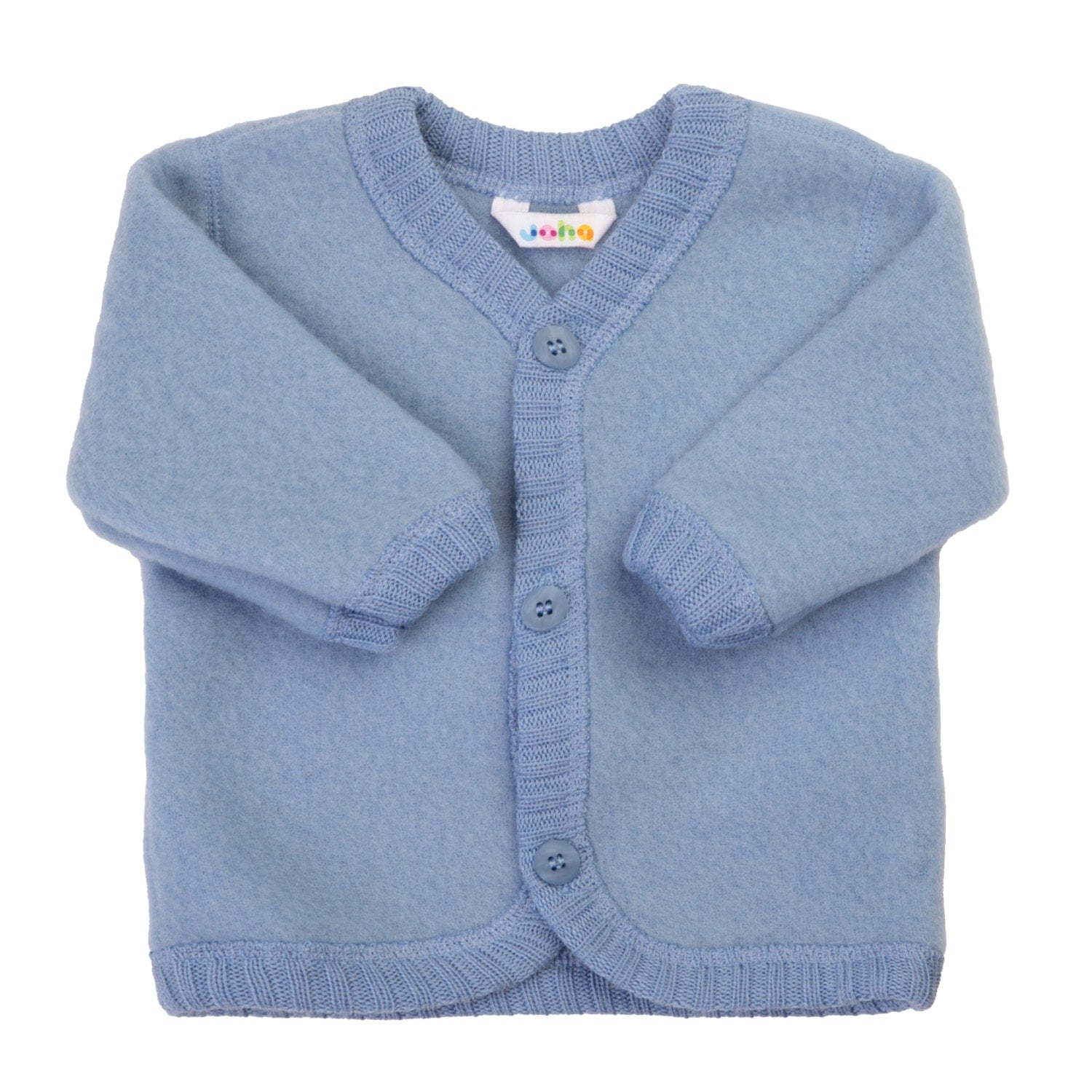 Joha wollen vestje licht blauw