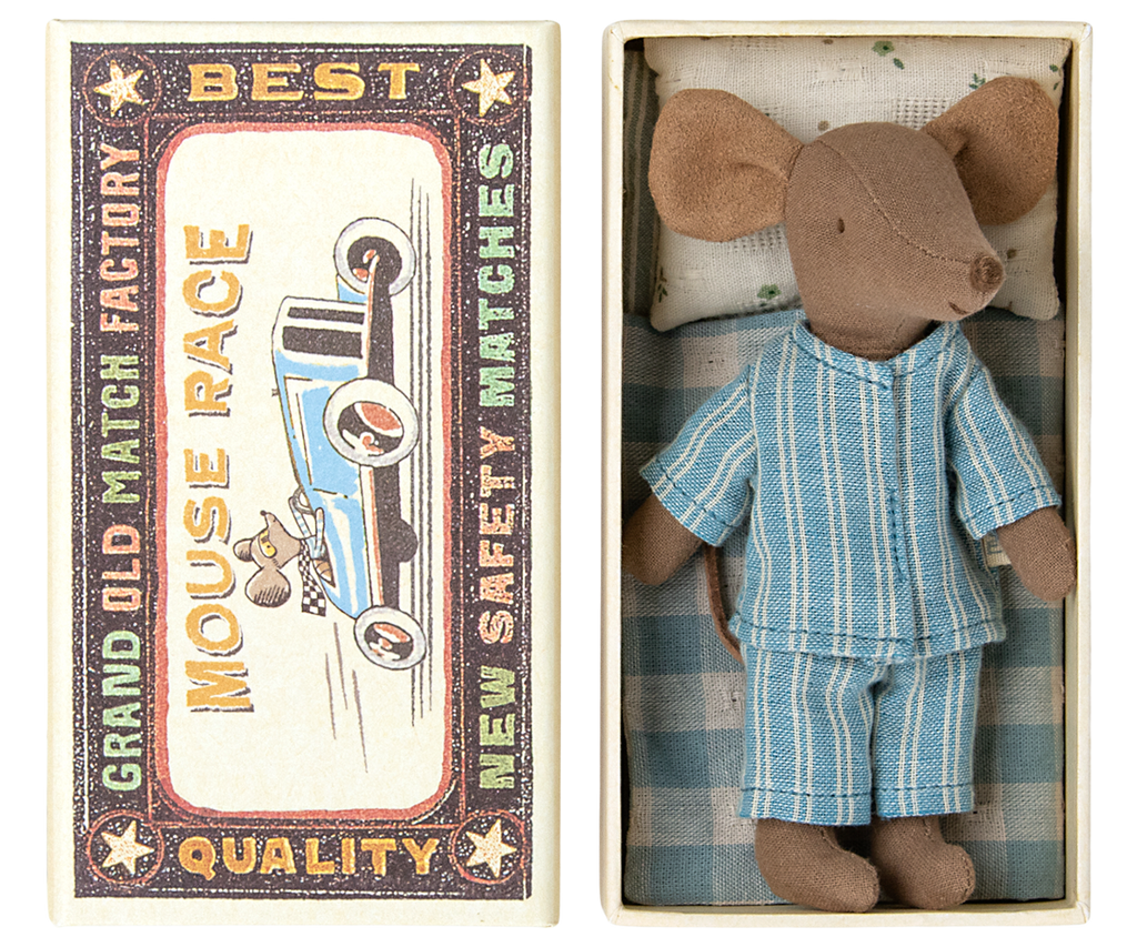 Maileg Big brother mouse in matchbox