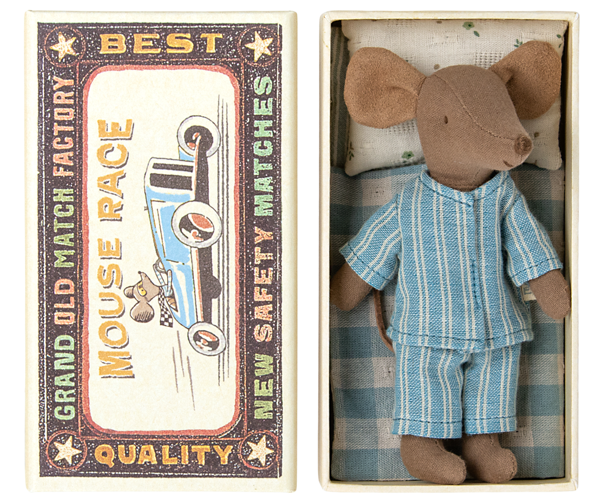 Maileg Big brother mouse in matchbox