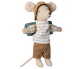 Maileg Hiker mouse, Big brother - Stripes