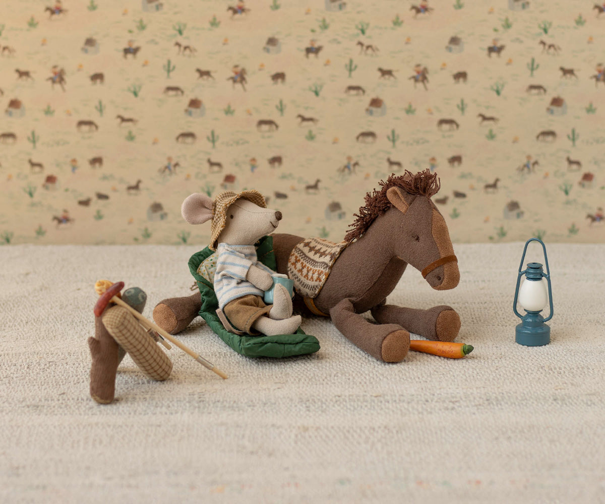 Maileg Hiker mouse, Big brother - Stripes