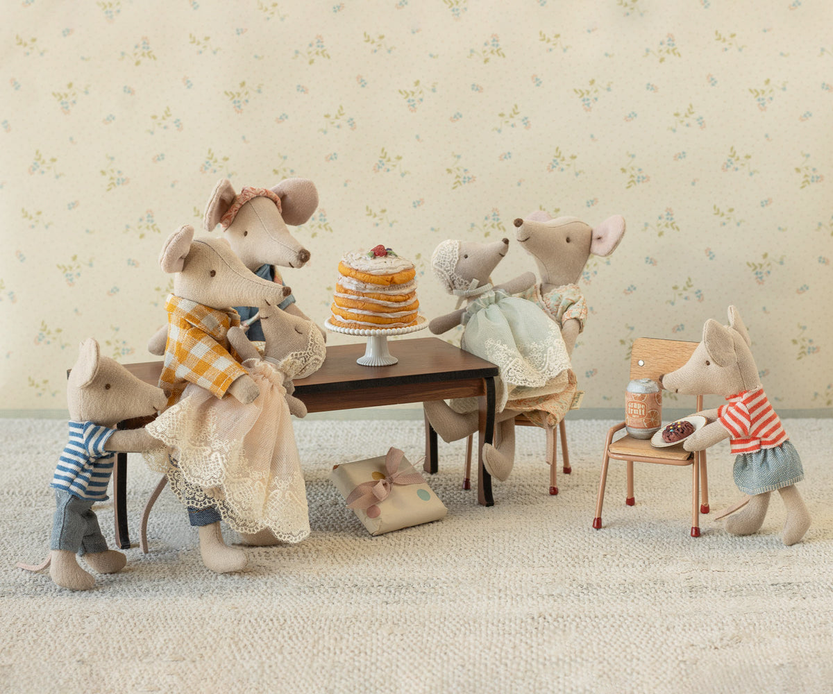 Maileg Baby mouse in gown - Powder