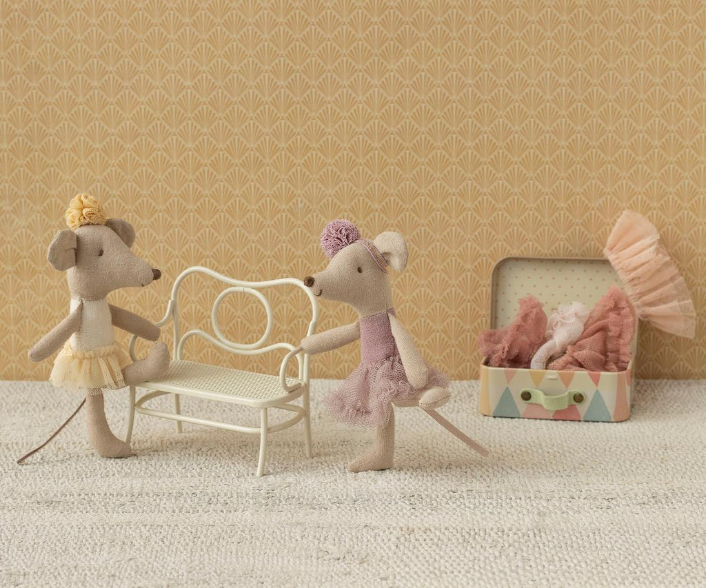 Maileg Ballerina mouse, Little sister - Off white