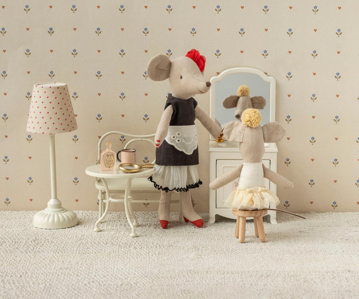 Maileg Ballerina mouse, Little sister - Off white