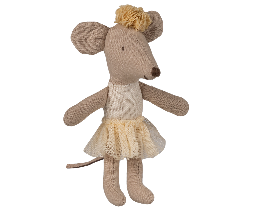 Maileg Ballerina mouse, Little sister - Off white