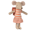 Maileg Tricycle mouse, Big sister - Coral