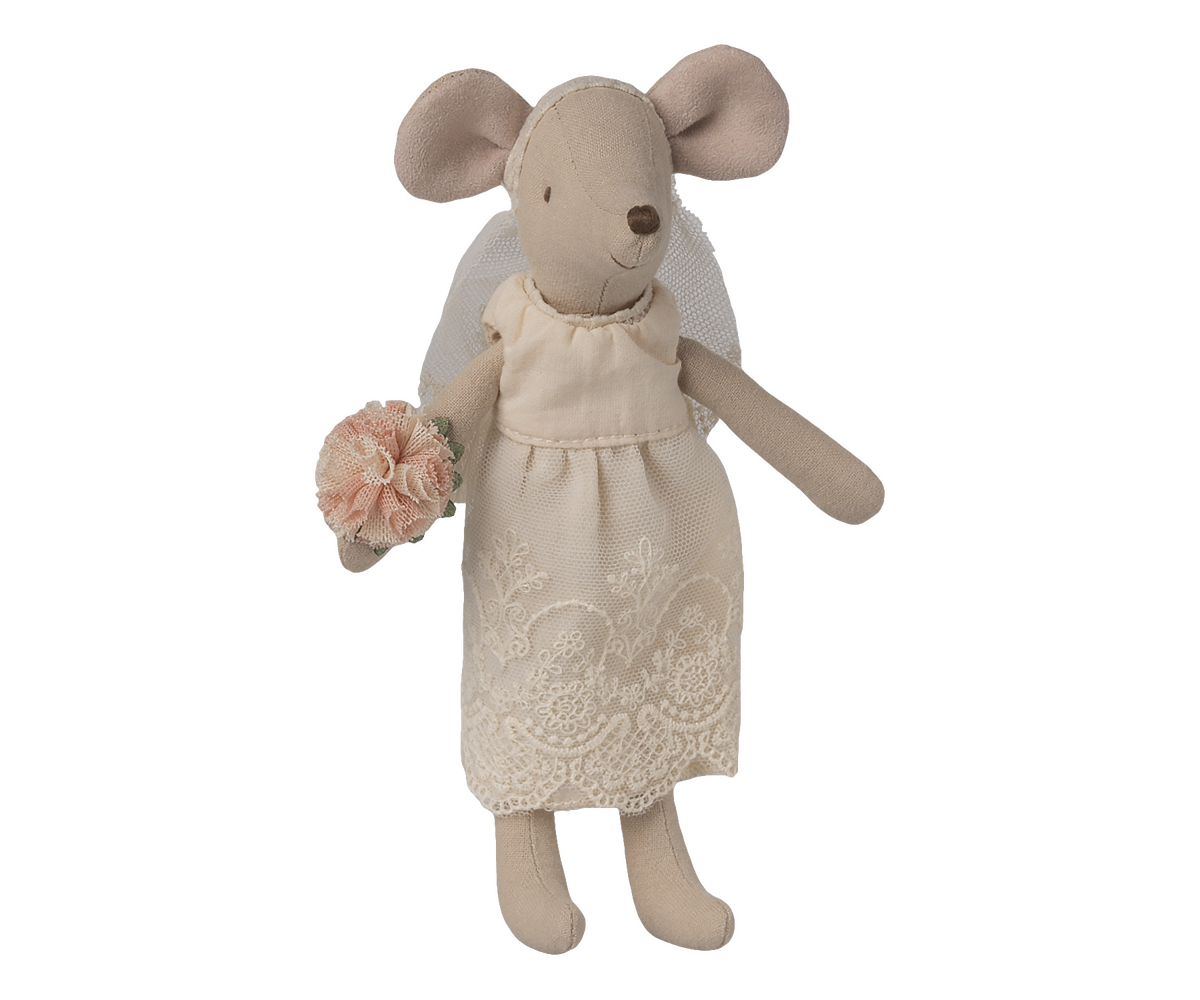 Maileg Wedding dress, Mum mouse