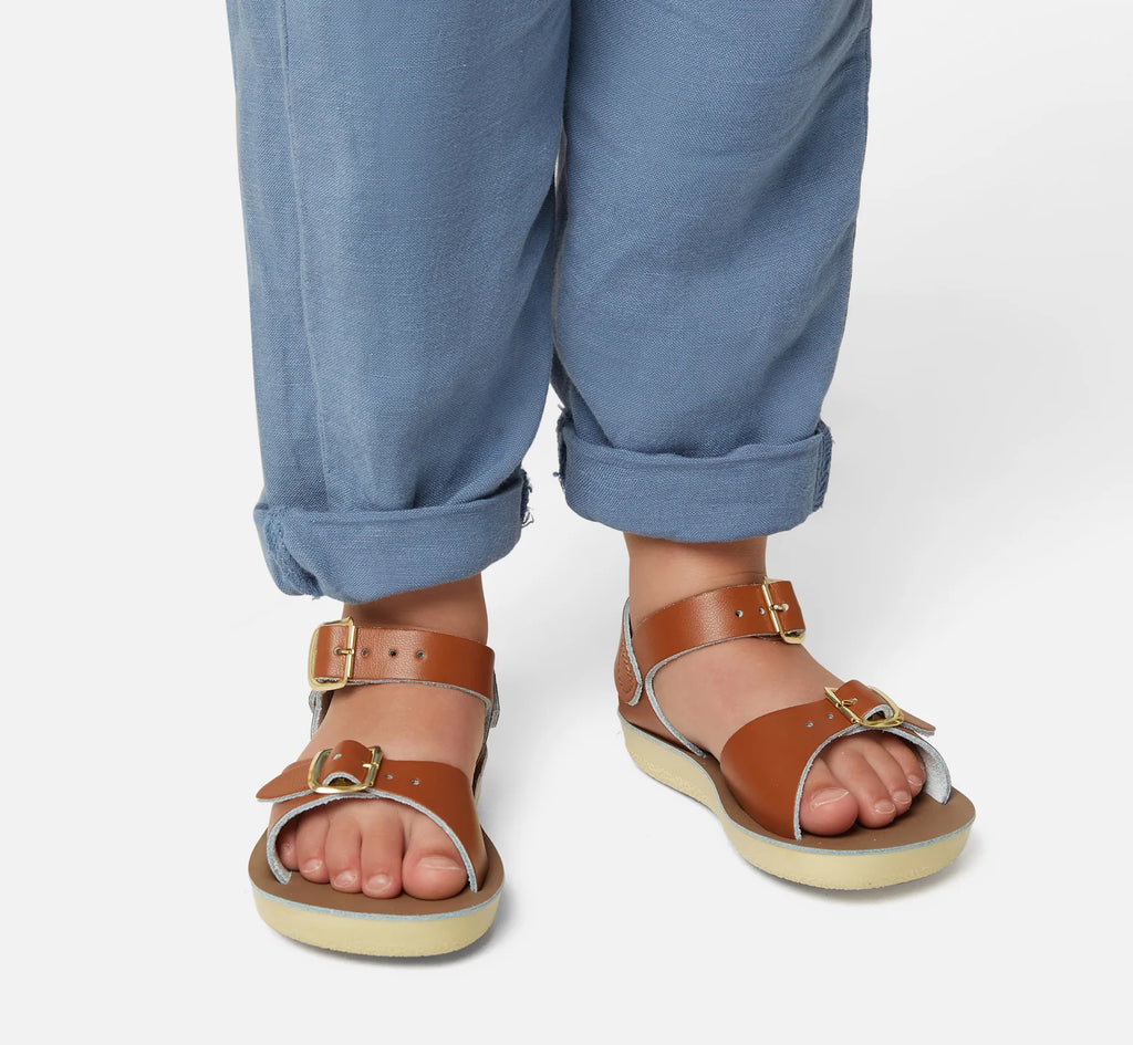 Salt Water Sandals Surfer Tan Kids Sandal
