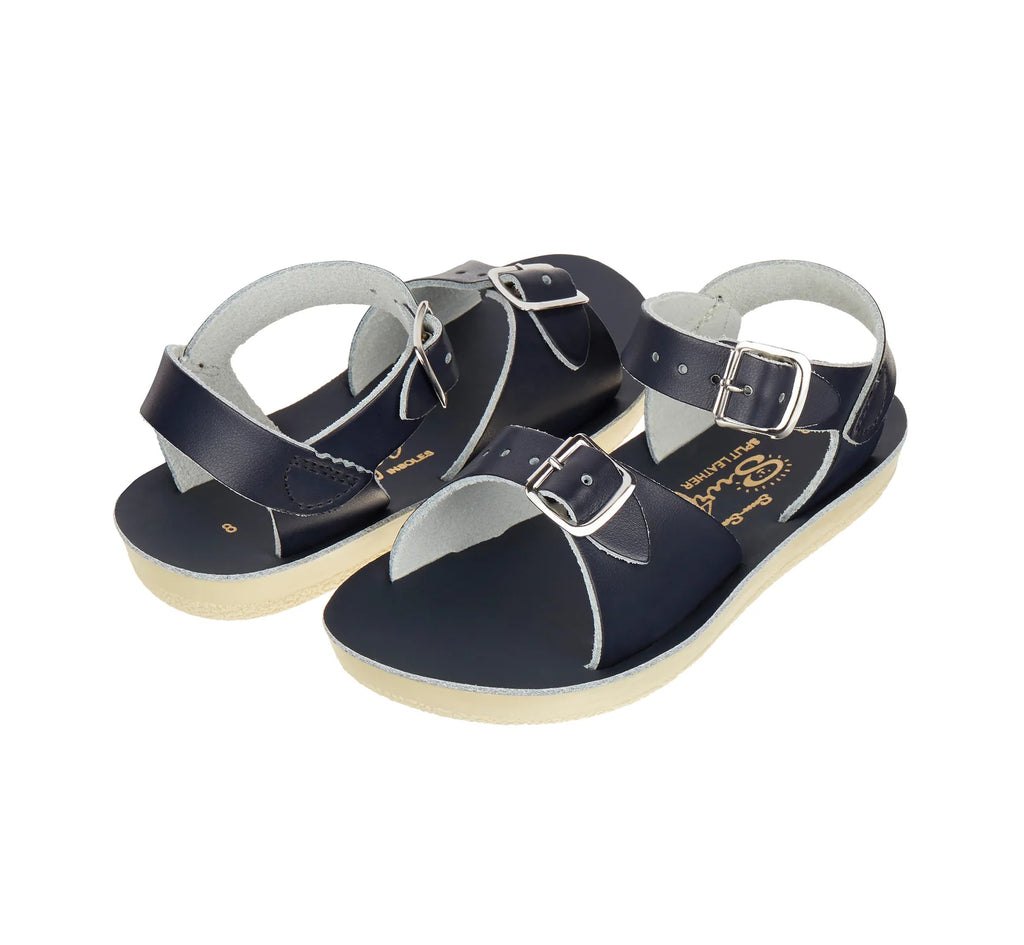 Salt Water Sandals Surfer Navy Kids Sandal