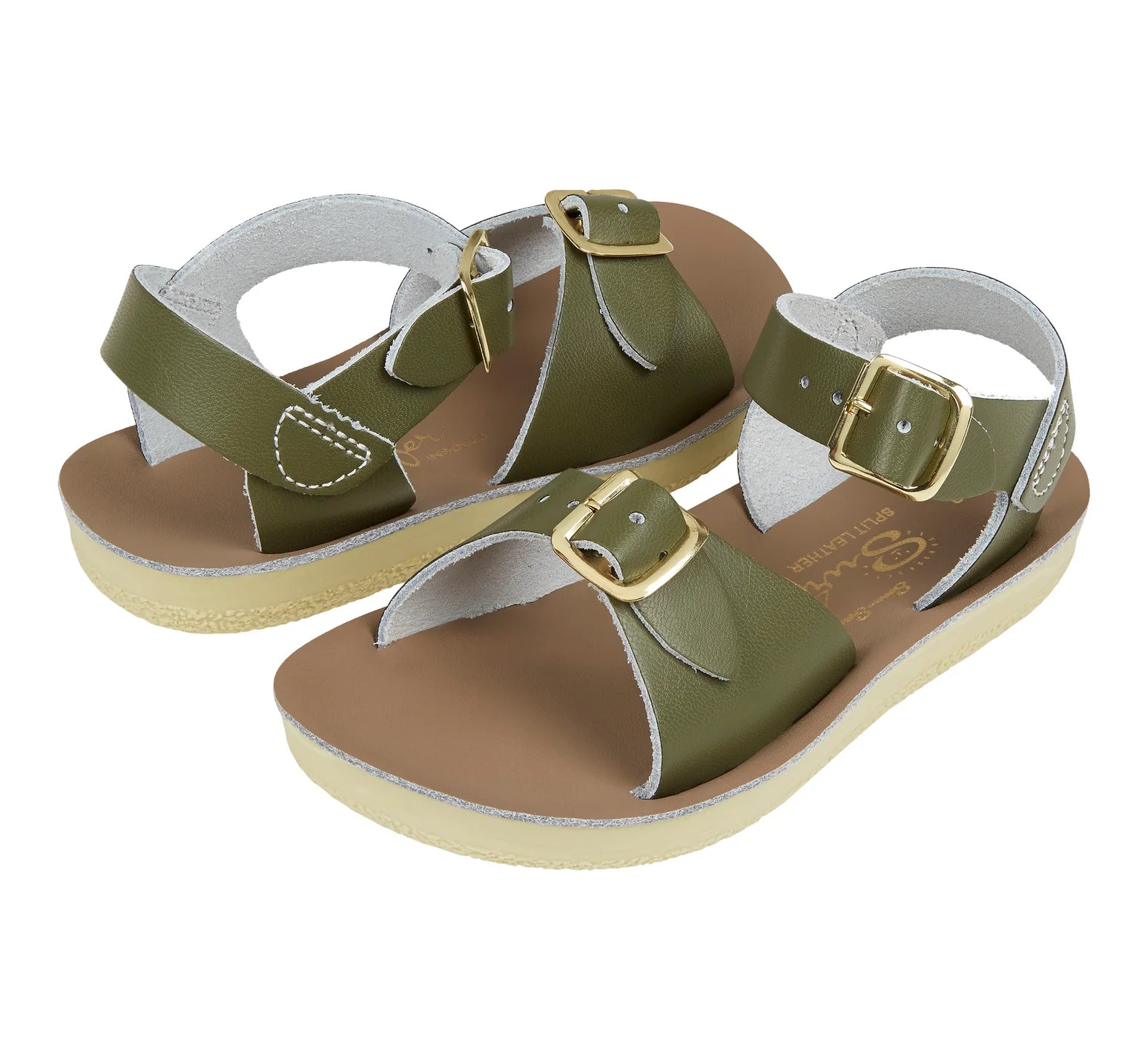 Salt Water Sandals Surfer Olive Kids Sandal