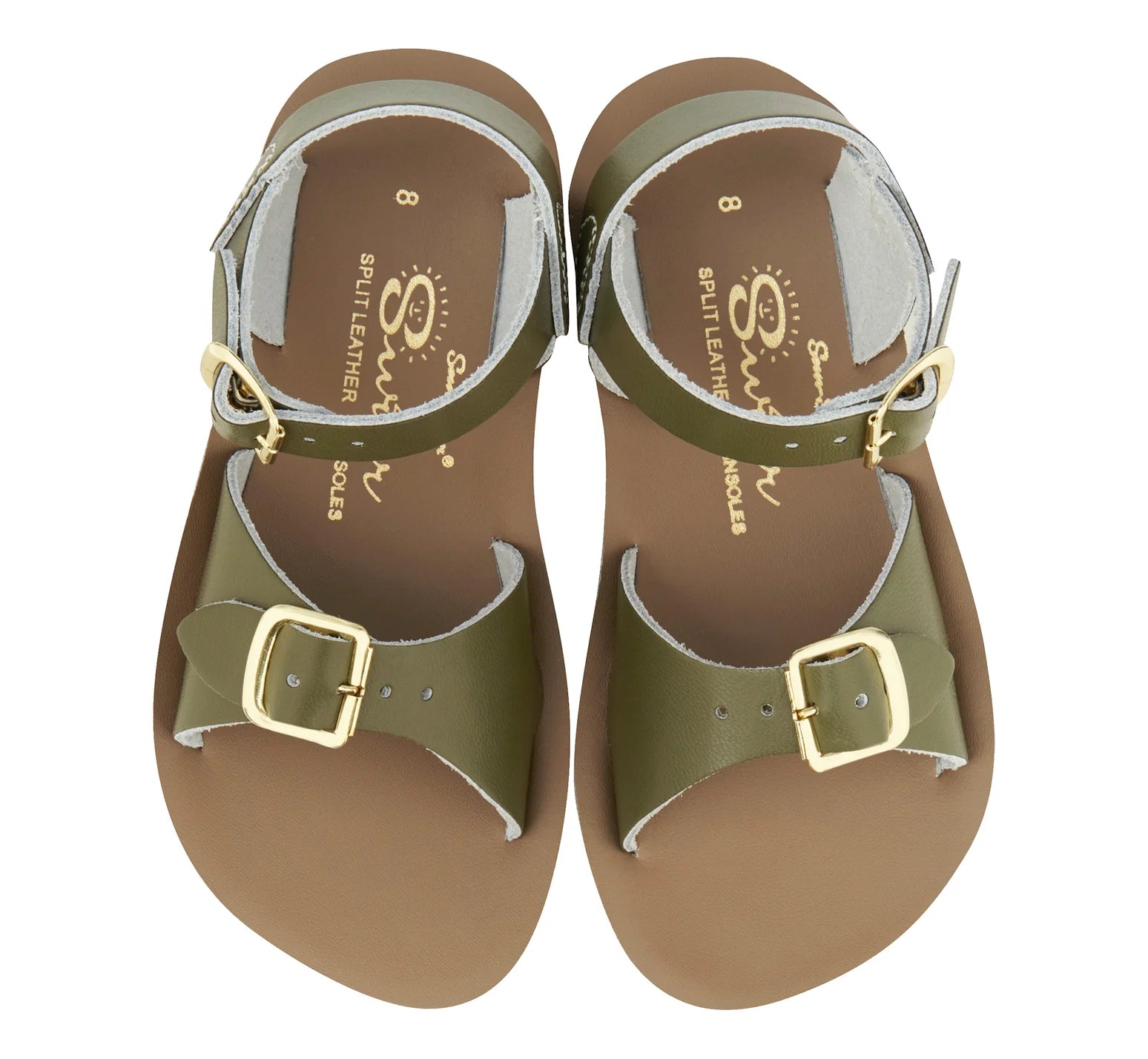 Salt Water Sandals Surfer Olive Kids Sandal