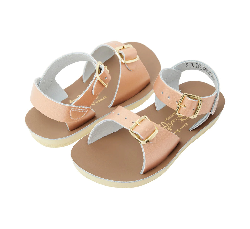 Salt Water Sandals Surfer Rose Gold Kids Sandal