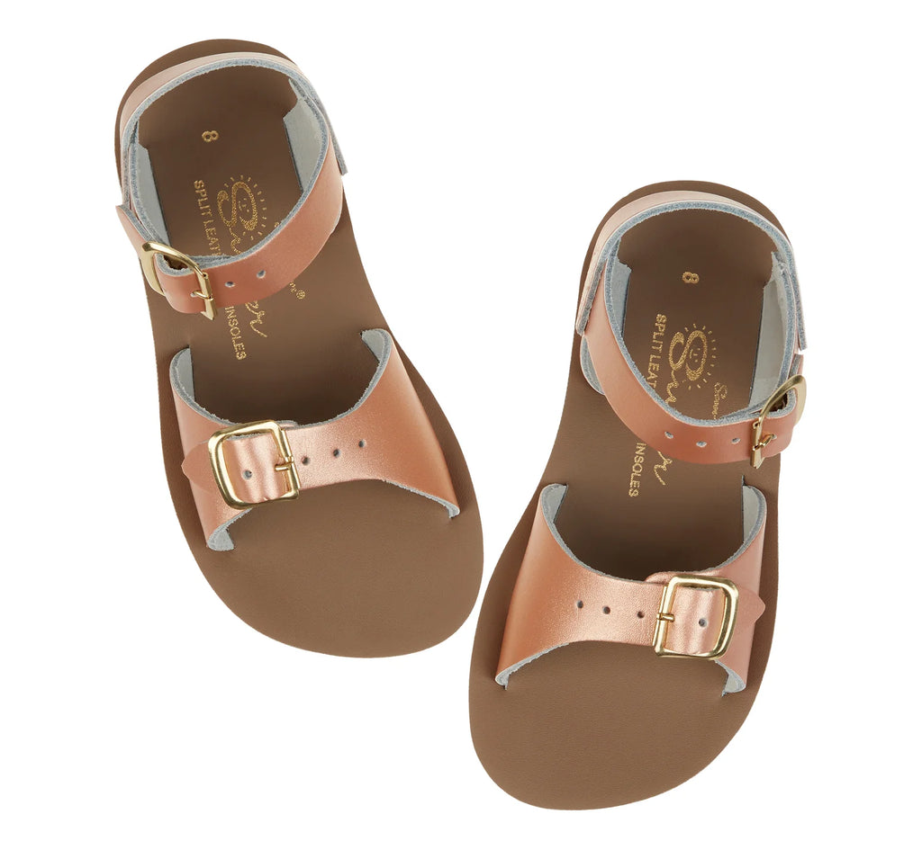 Salt Water Sandals Surfer Rose Gold Kids Sandal