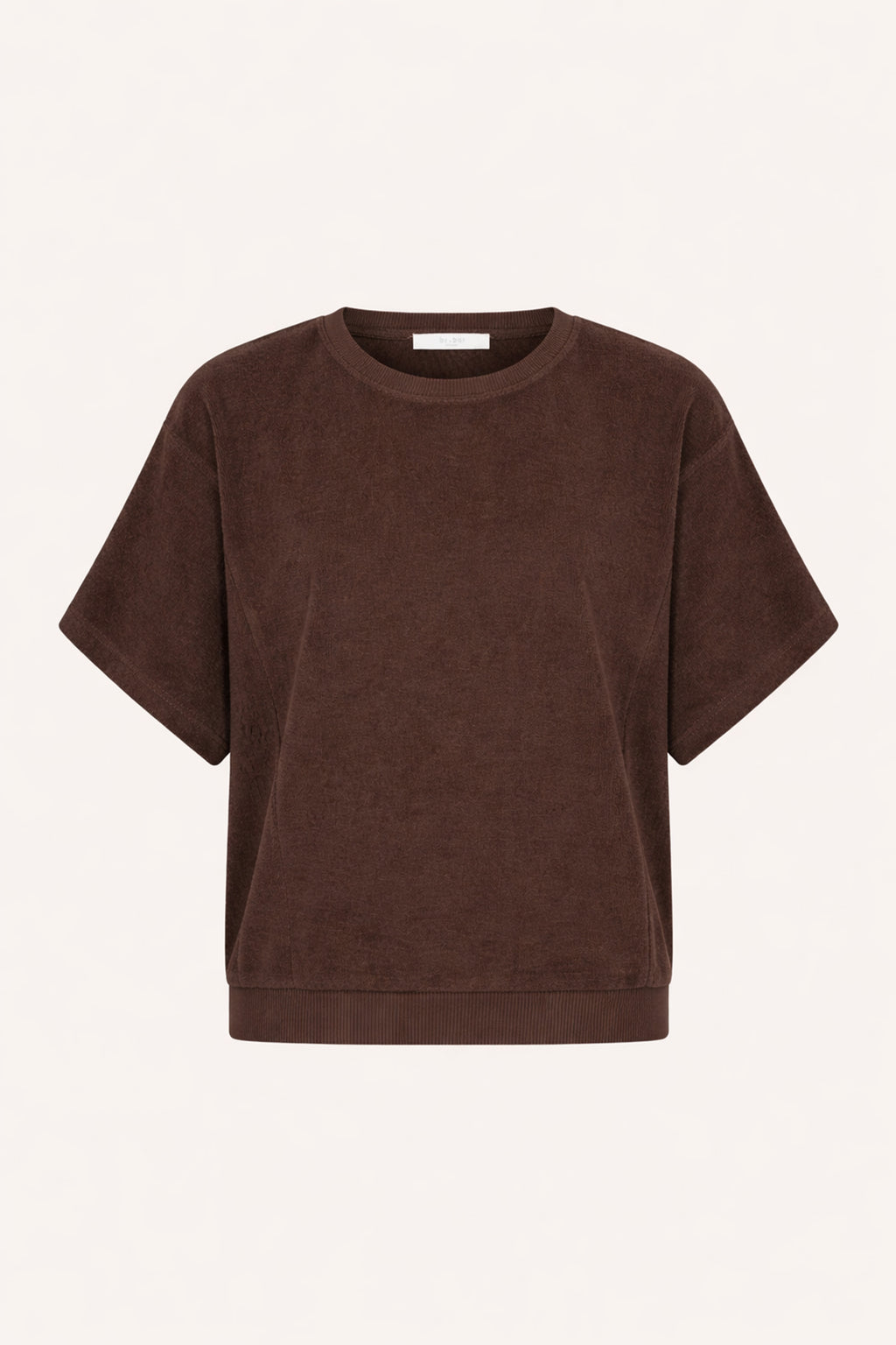 By Bar nuki slub top coffee bean