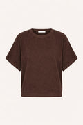 By Bar nuki slub top coffee bean