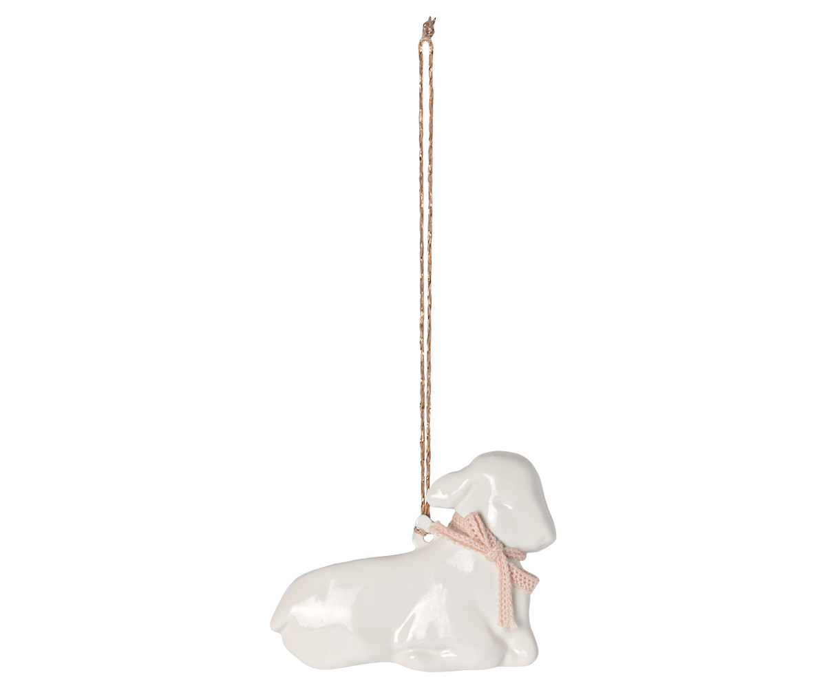 Maileg Metal ornament, Lamb - Powder