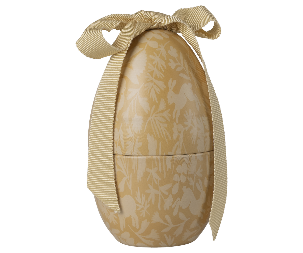 Maileg Easter egg, Small - Cream yellow