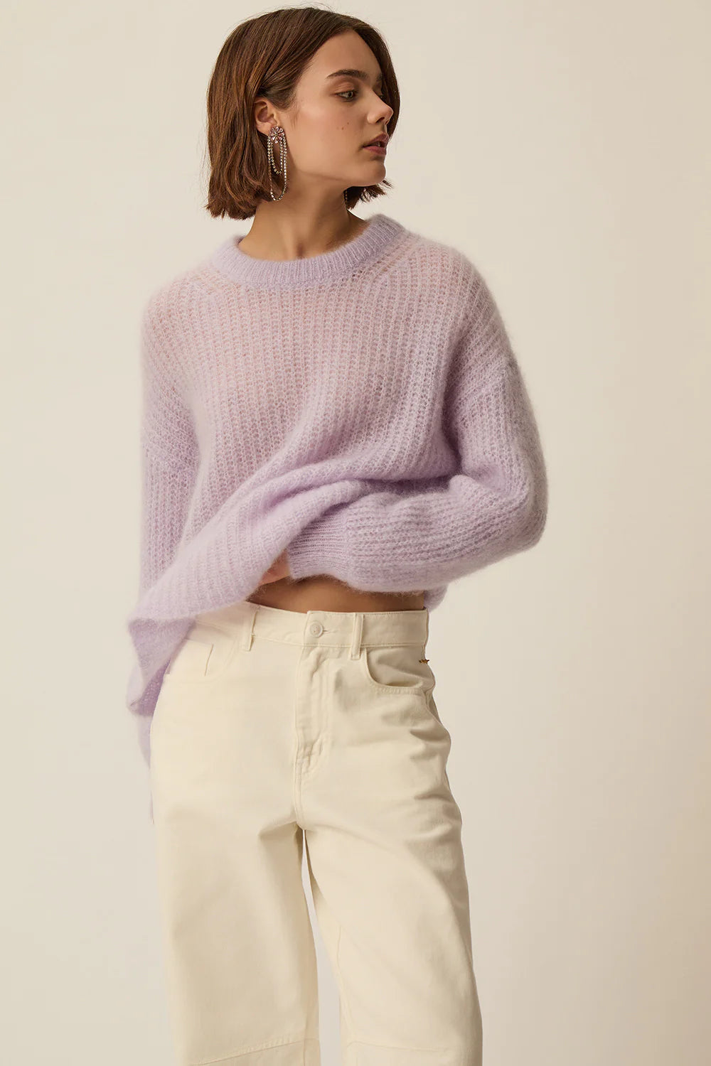 Des Petits Hauts Jumper Burma Lavande